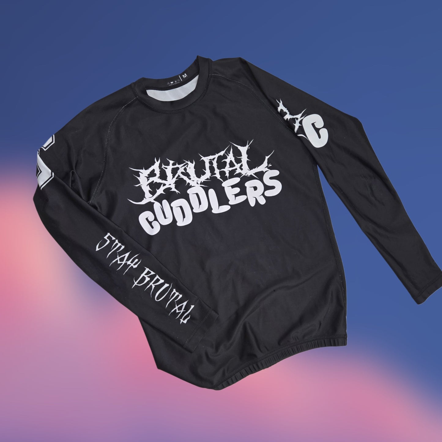Brutal Cuddlers "Catch These Grips" Long Sleeve Rash Guard