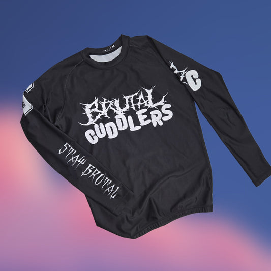 Brutal Cuddlers "Catch These Grips" Long Sleeve Rash Guard