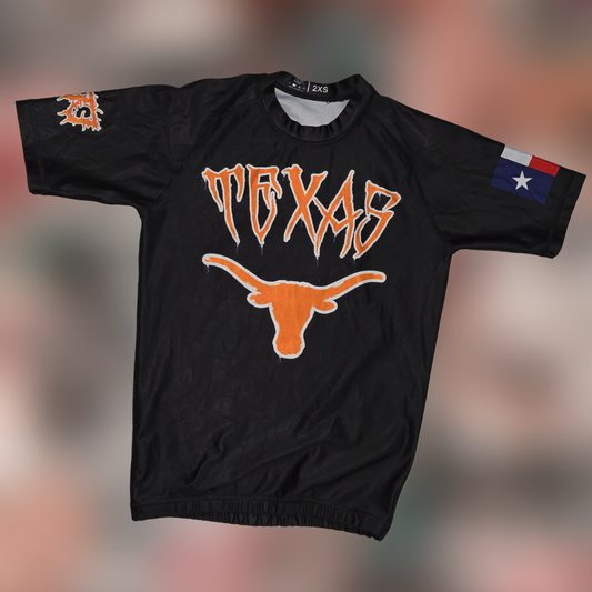 U.J.J. "Give 'Em Hell" Black Rash Guard