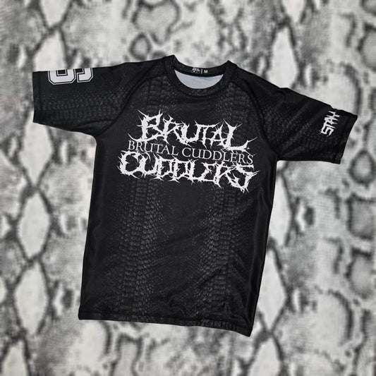 Brutal Cuddlers Black Snake Rash Guard