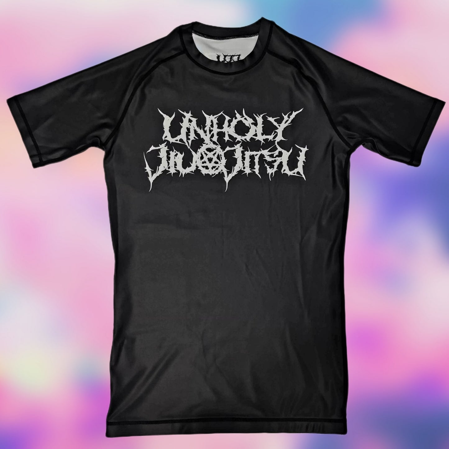 U.J.J. Classic "Unholy Jiu-Jitsu" Black Rash Guard