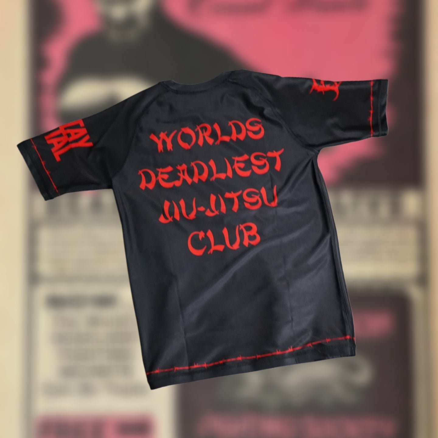 Brutal Cuddlers Black Dragon Jiu-Jitsu Society Rash Guard