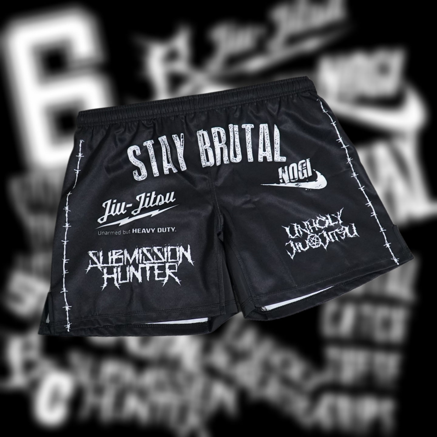 Brutal Cuddlers "Sponsor" NOGI Grappling Shorts